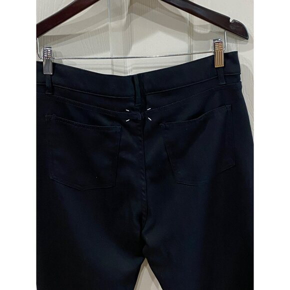Black Emporio MM6 Maison Margiela Women's Button Fly High Waist Boot cut Pants S - Picture 5 of 7